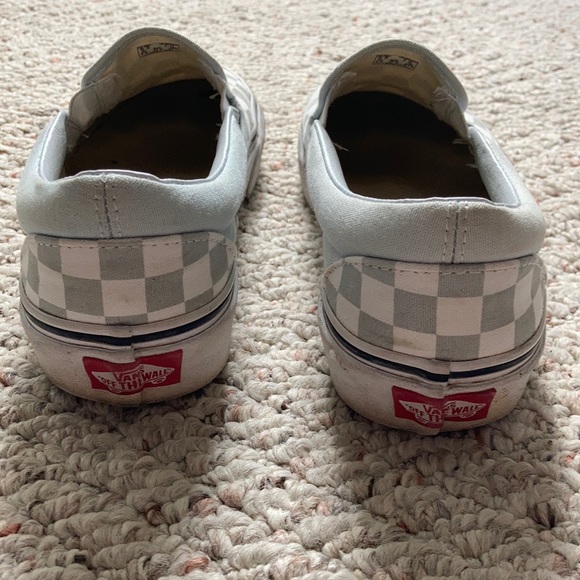 blue and white checkered vans - Picture 3 of 5